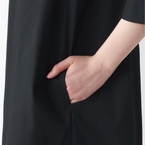 Muji Cotton Blend Satin Tunic NWOT - Picture 3 of 3